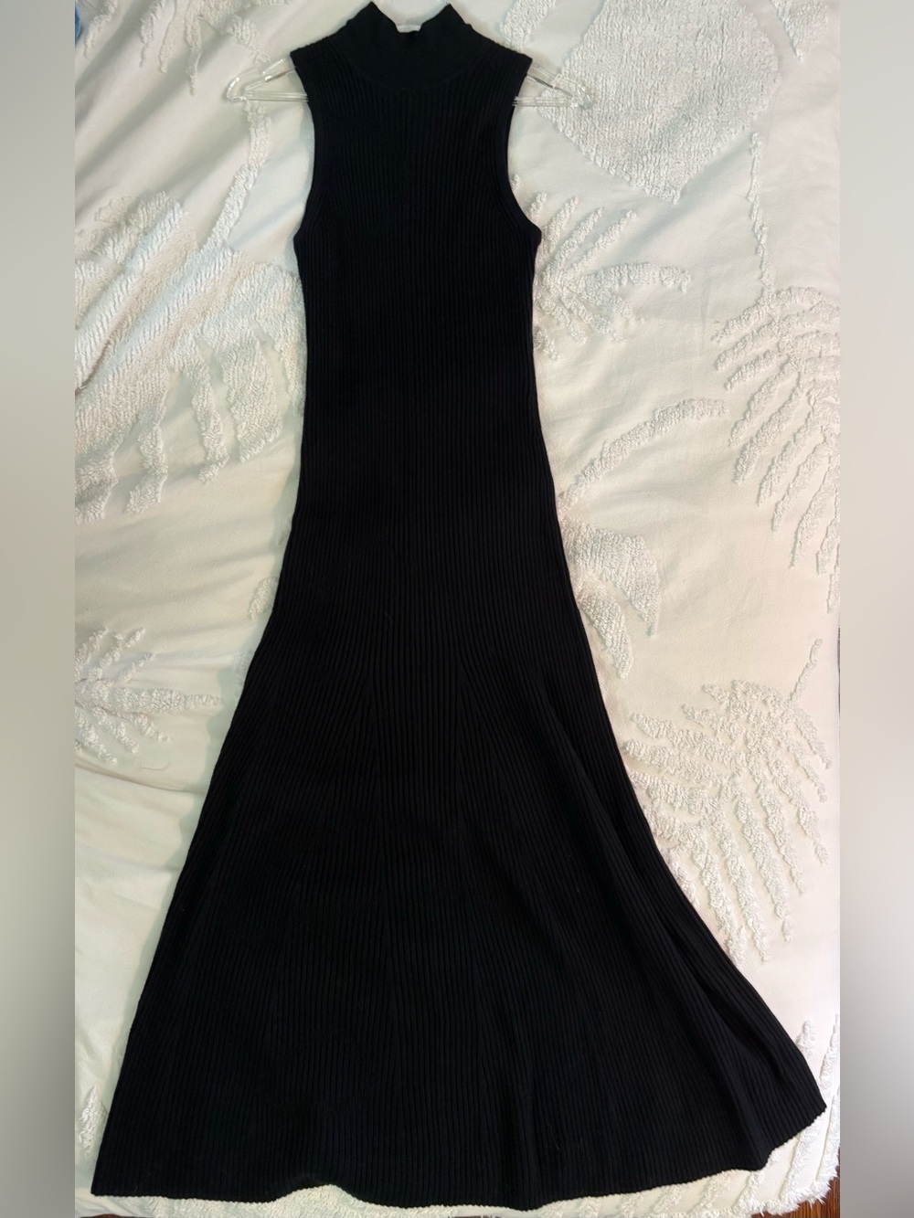 GAP Black Sleeveless Ribbed Maxi Dress - Picture 13 of 13